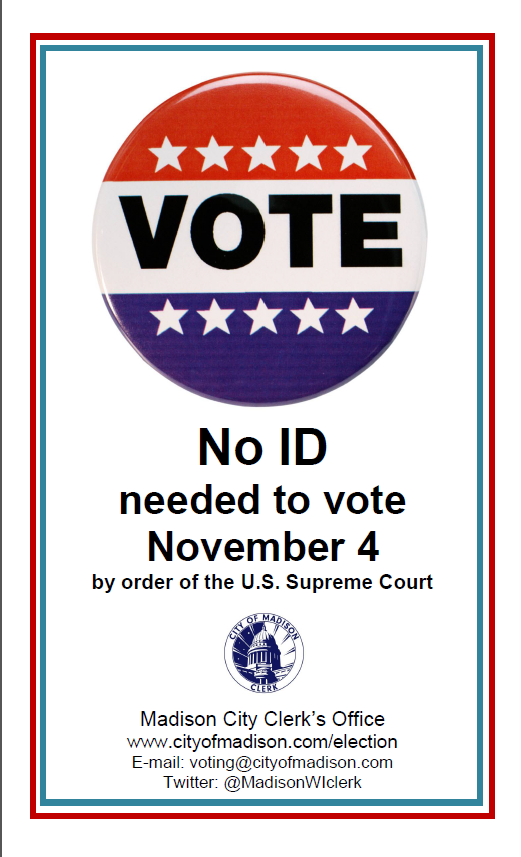 No Voter ID Necessary
